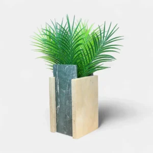 117-3 Verde Lux Traverten Yeşil Mermer Vazo