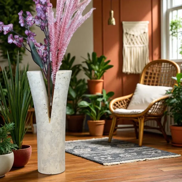 118-4 Lithora Traverten Vazo