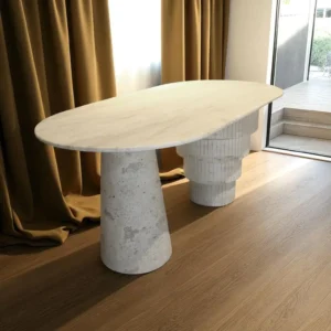 120 Aera Lux Traverten Grande Masa