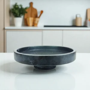 Elart Siyah Mermer Kase