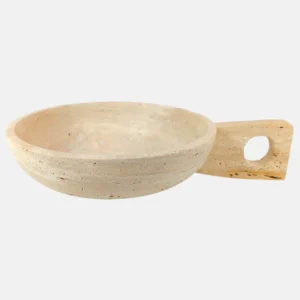 Pietra Traverten 2 Parça Kase Seti