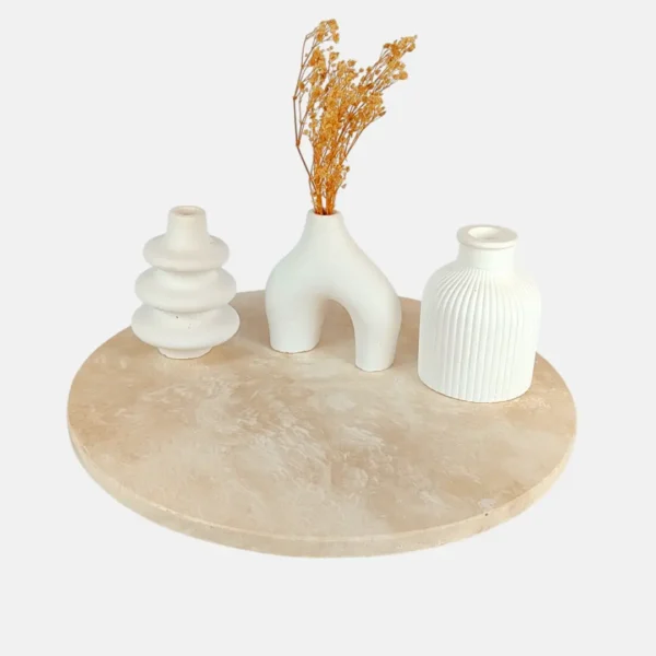 Traverten Sunum Tepsisi