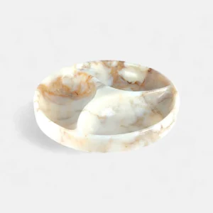 Linea Mermer 3 Bölmeli Çerezlik