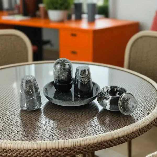 6 Parça Mermer Baharat Seti