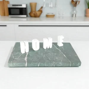 58 Yeşil Mermer Kesim Tahtası