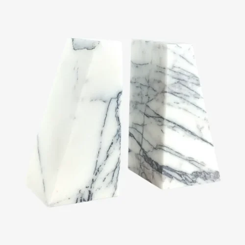 6 Lilac Mermer Kitap Tutucu