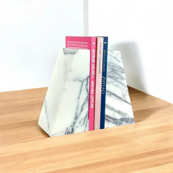 Lilac Mermer Kitap Tutucu