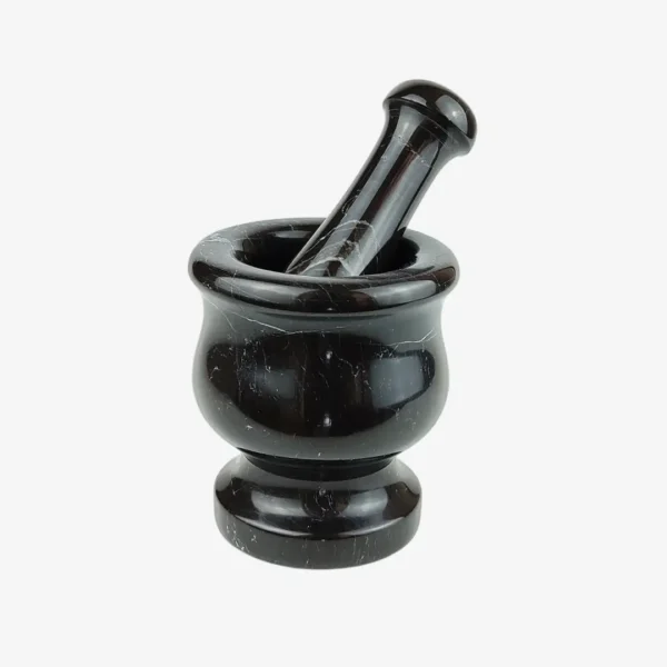 İthal Siyah Renkli Havan