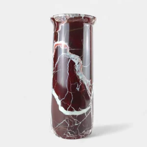 Rosso Levanto Grande Mermer Vazo