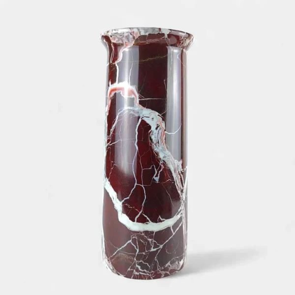 Rosso Levanto Grande Mermer Vazo