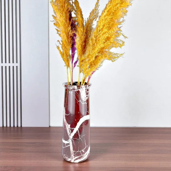 Rosso Levanto Grande Mermer Vazo