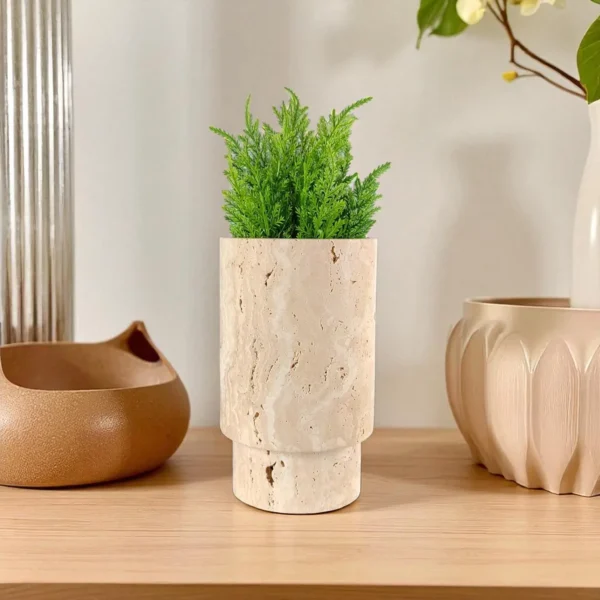 Terra Lux Traverten Şaraplık & Vazo