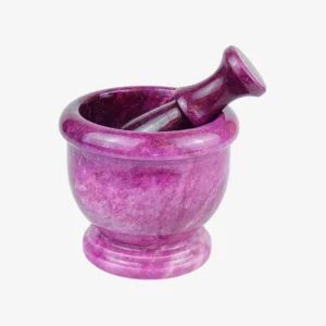 9 İthal Fuşya Renkli Havan