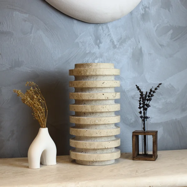 90-1 Lithora Traverten Vazo