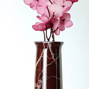 Rosso Levanto Mermer Vazo