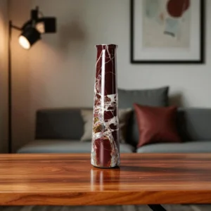 Rosso Levanto Mermer Vazo