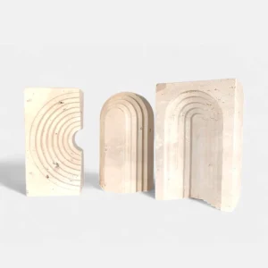 Mermerita Traverten Obje Seti